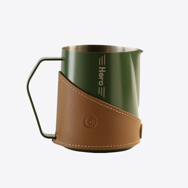 Advanced Milk Jug 450ml with Embossed Dark Green