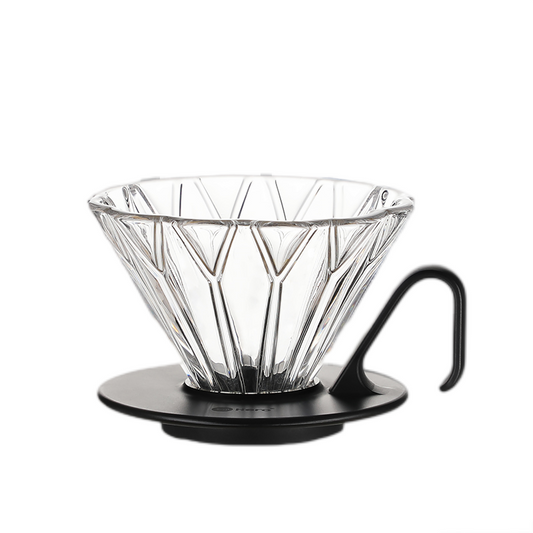 Prisma 1-2 Cup Glass Dripper: Clear