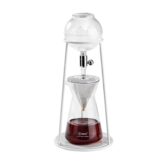 Dingyuan Mini Ice Drip Coffee Maker: 2-4cups White